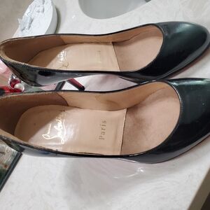 Christian Louboutin Glossy Black Heels